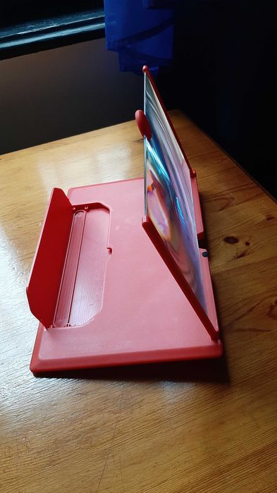 3 D сгъваем увеличителен екран за телефон .таблет - червен - Варна