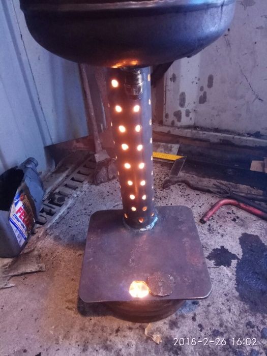 Продам Печь на отработке буржуйка, отработка