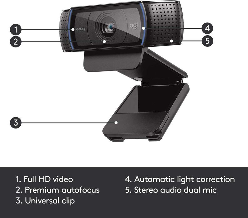 Уеб камера Logitech C920 Pro HD 1080p
