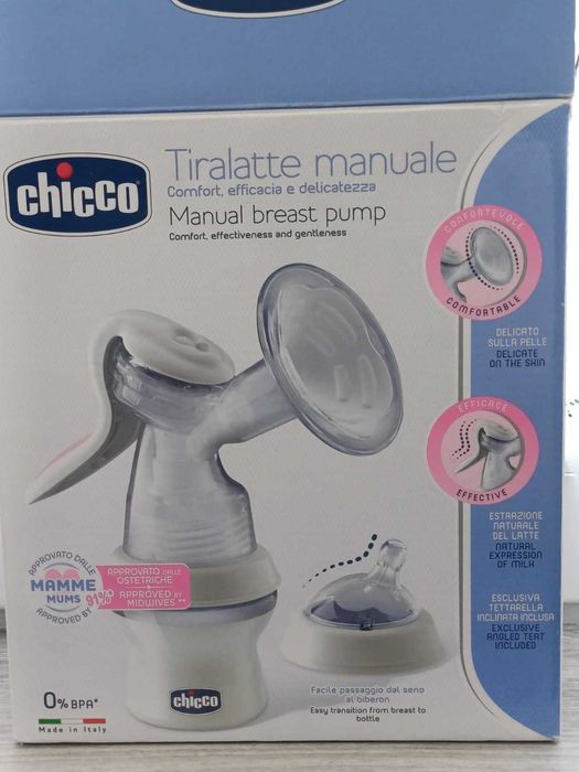 Pompa de sân manuală Chicco NaturalFeeling