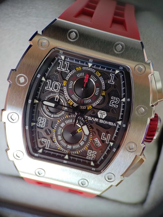 Tsar Bomba Chronograph Elemental Red Quartz 44mm