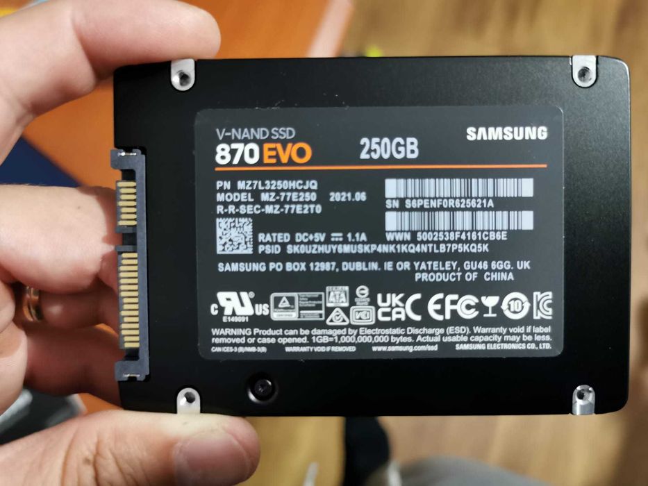 SSD Samsung 870 EVO 250 GB