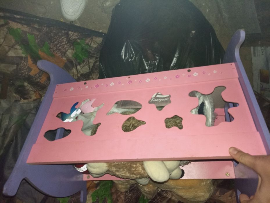 Кроватка для кукол дерево