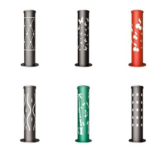 Торшеры, столбы, фонари, светильники с узорами Round 10