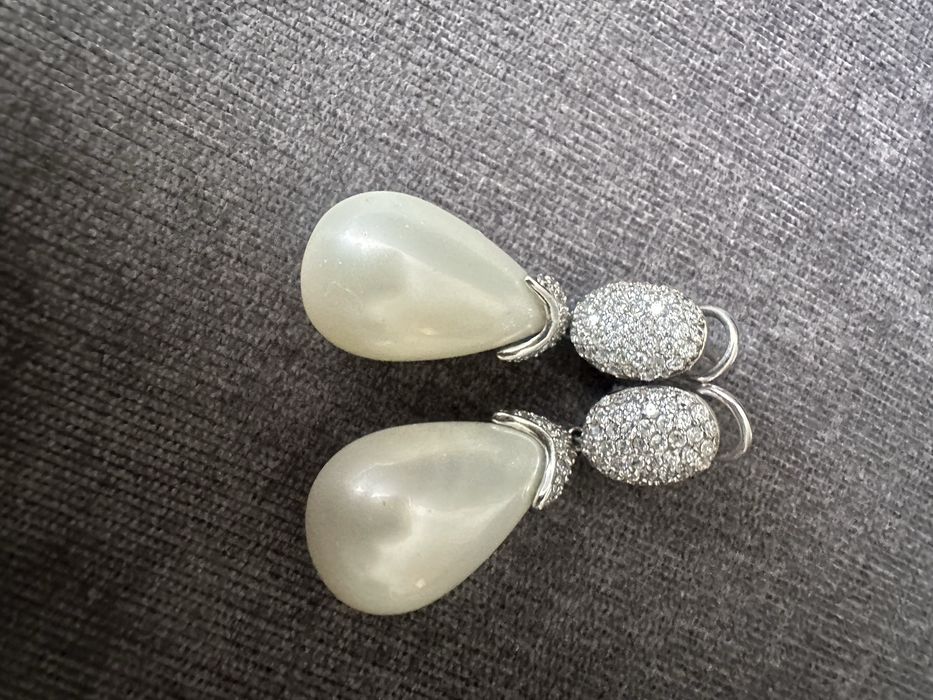 Серьги брендовые от Ганези из серебра