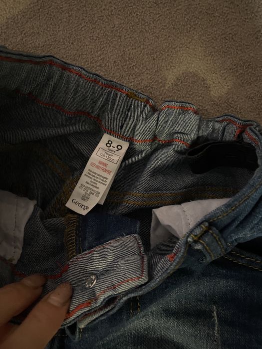 Детски Дънки спортни долници 8-9г