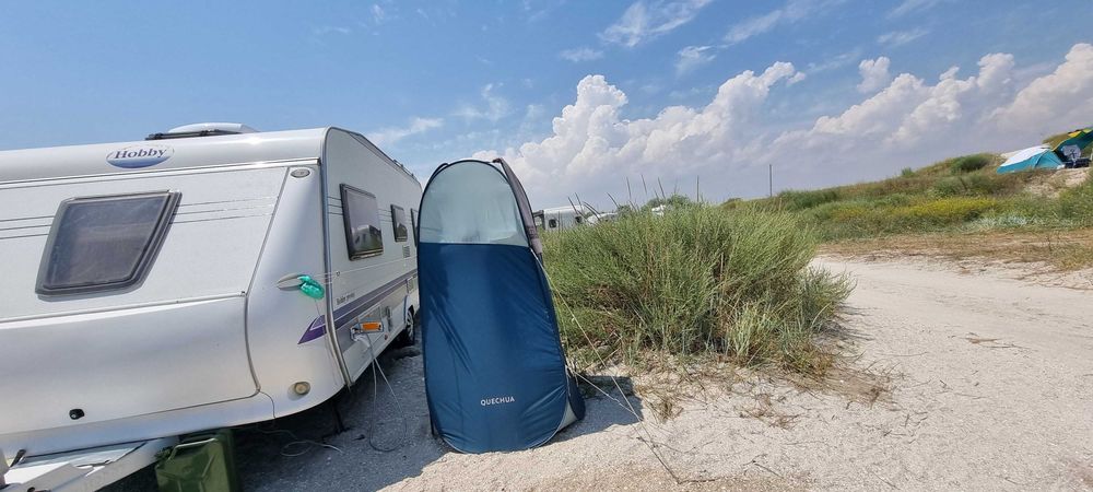 Rulotă Hobby Prestige 560 UFE, an 2008, full echipată, mover automat, AC Truma, off-grid