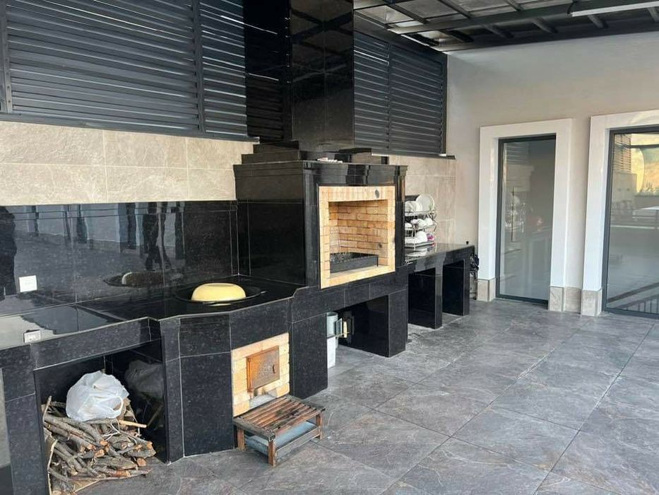 Летние кухни.  Барбекю. Очаги.