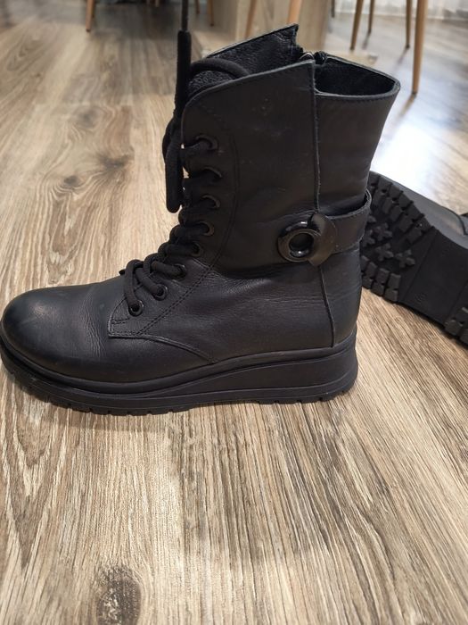 Кожени зимни боти