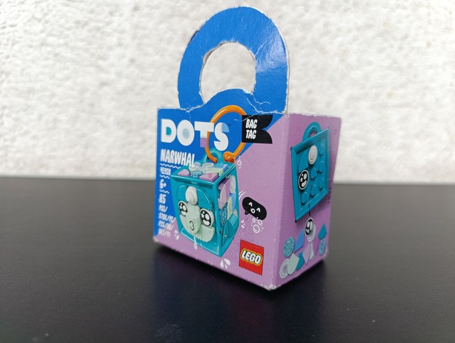LEGO DOTS  Breloc Narwal 85 piese copii fete baieti creativ
