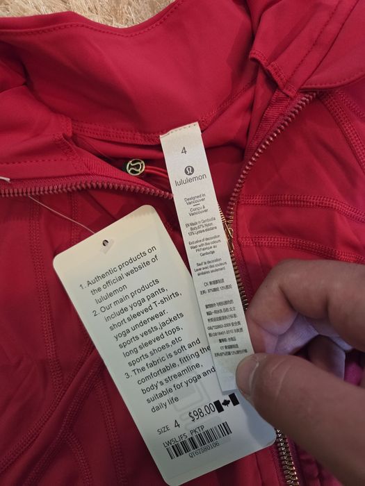 Lululemon jacket pentru sala