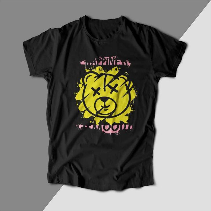 Тениски с Teddy Bear, Черни тениски с Мече