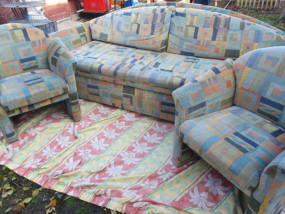 Canapea extensibila cu fotolii