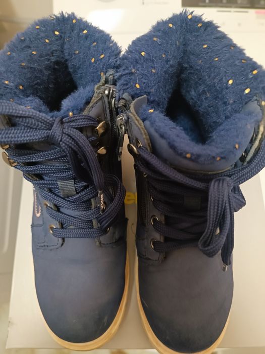 Детски боти с връзки и цип 31 номер