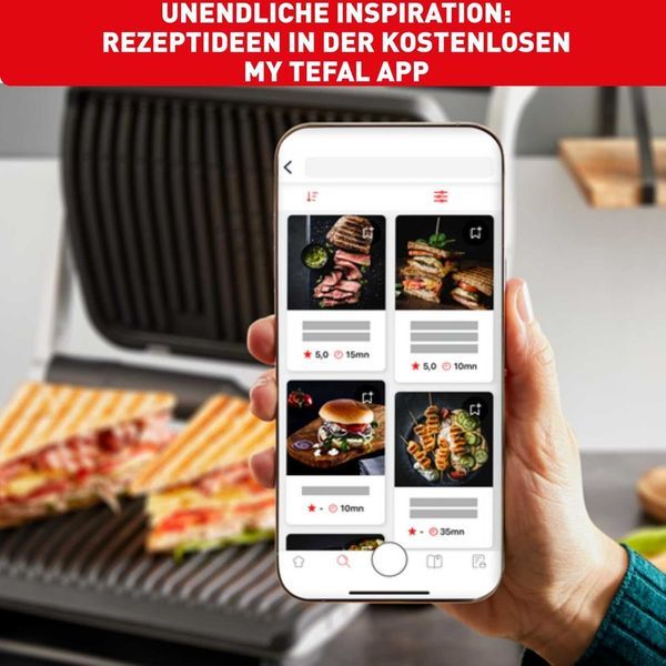Нов Грил Електрическа Скара Tefal OPTIGRILL+ XL GC722D16, 2000 W, 2 години Гаранция