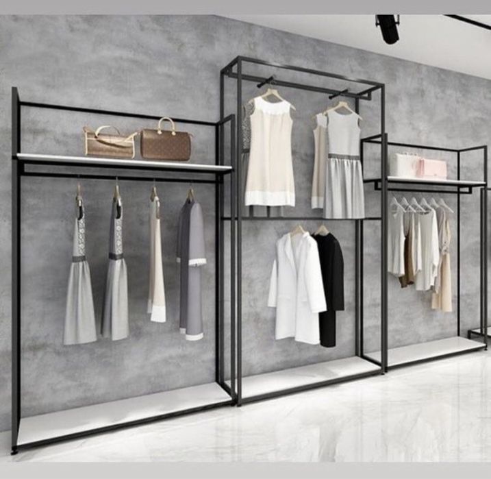 Оборудование для одежды рейлы бутик одежды
