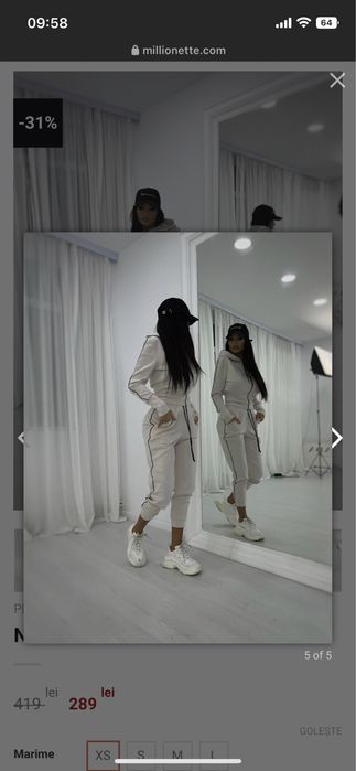 Compleu millionete xs/s