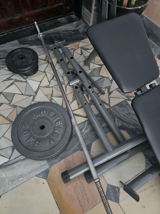 Продам многофункциональную силовую скамью+блины 70 кг