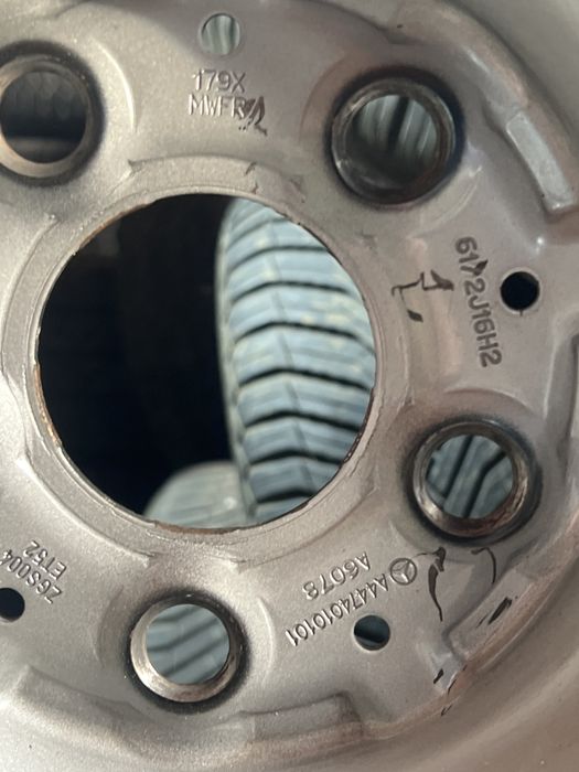 Set jante 5x112R16Originale Anvelope 205/65R16C