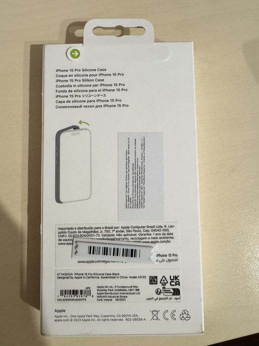 Оригинальный, новый чехол silicone case iPhone 15 pro