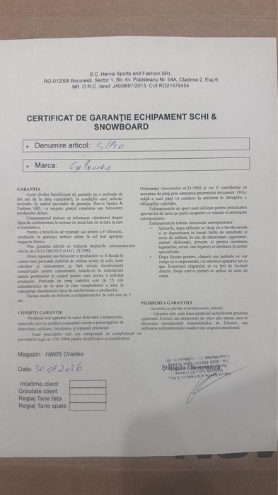 Clapari barbati S/Pro BOA 120 GW