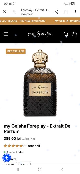 Parfum My geisha Foreplay 50 ml