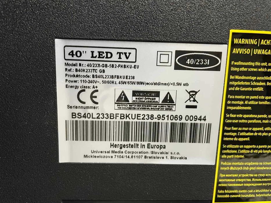 Телевизор БЛАУПУНКТ 40 инча