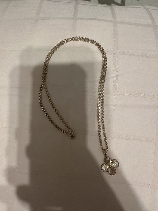 Van Cleef цепочка и кулон 585