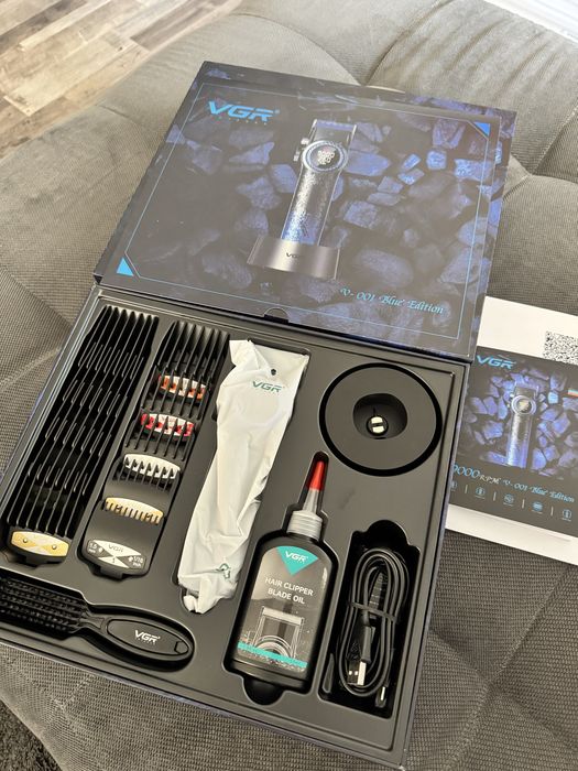 Masina de tuns VGR V-001 Blue Edition Premium
