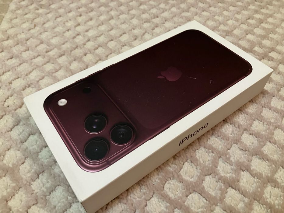 Новый iphone 18 pro max 1tb, бургунди с верфикацией