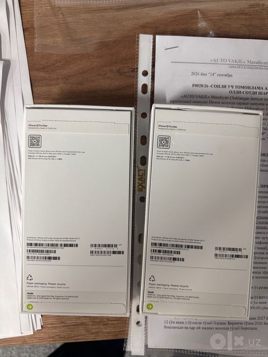 Iphone 18 Pro Max 512 GB Yangi zamonaviy rangidan