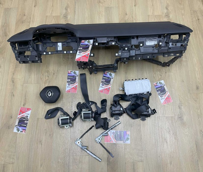 Renault Clio V kit airbag volan pasager - plansa de bord - set centuri