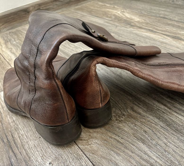 Естествена кожа ботуши