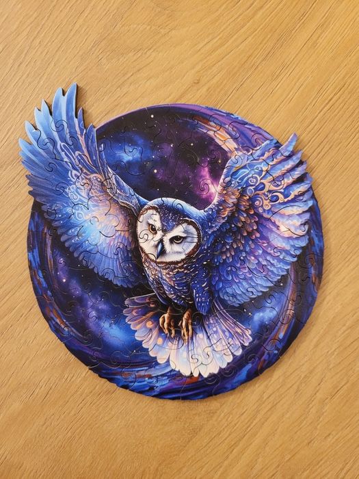 Puzzle lemn bufnita - Mărimea L A3