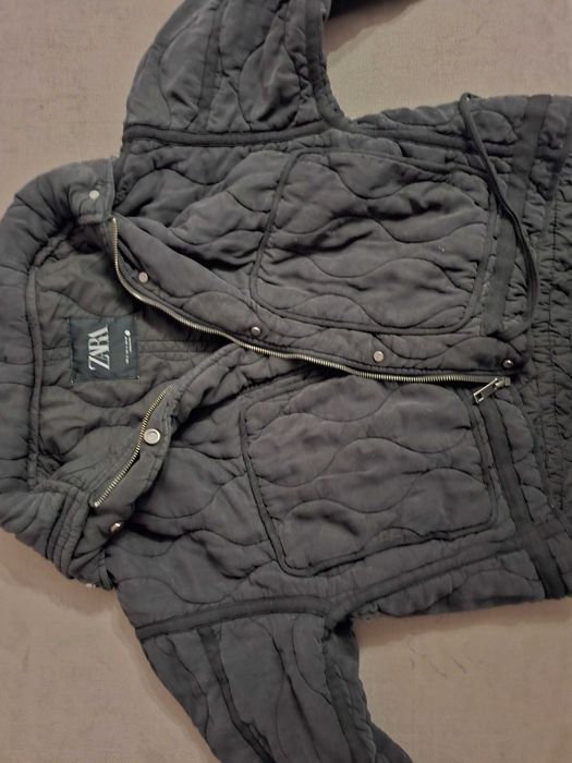 Куртка zara серая