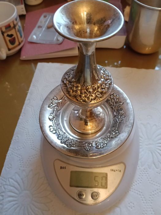 Vase argint  masiv 800