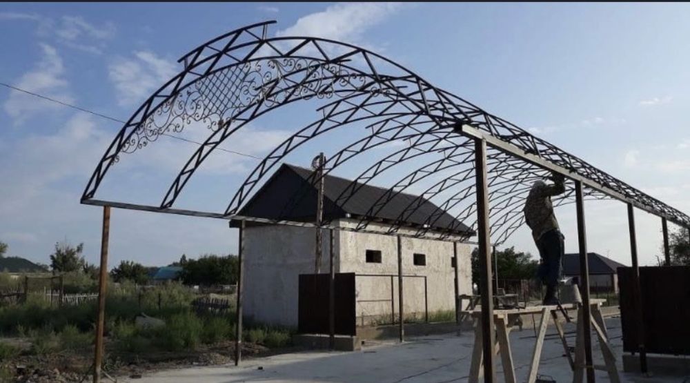 Сварочные работы Навес, Крытый двор