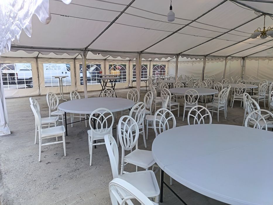 Corturi evenimente, fum greu