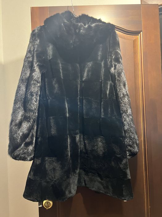 Шуба стриженная норка