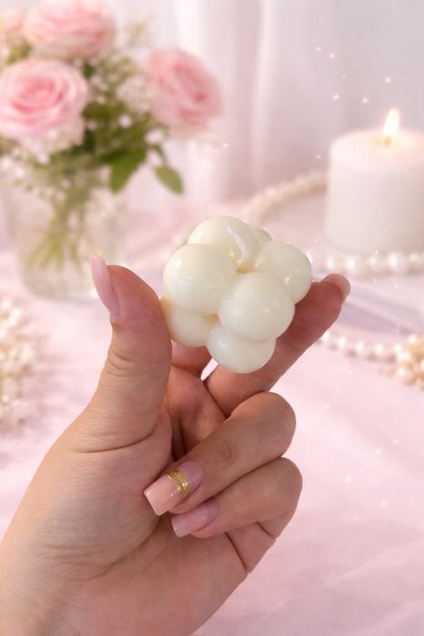 Marturii nuntă/botez din ceara de soia naturala