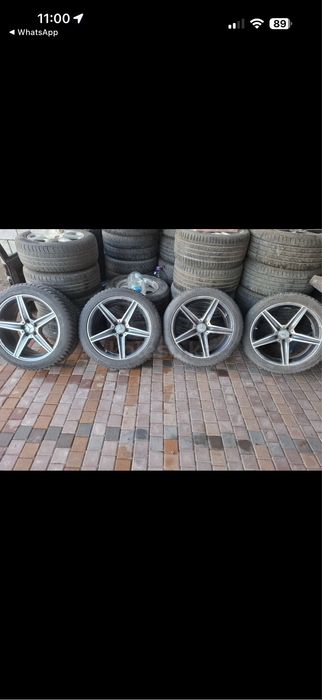 Продам диски с резиной на Мерседес AMG
