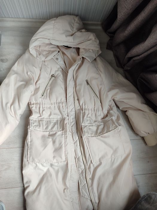 Палто бежово размер л