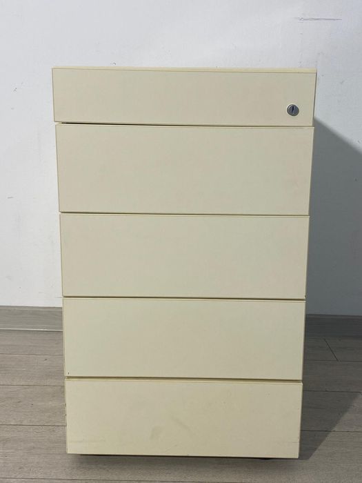 Rollbox cu 5 Sertare 43X60 cm; Mic Dulap Birou Cub; Noptieră