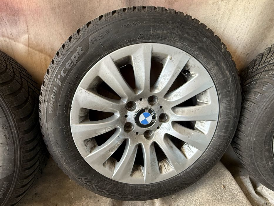 Jante Bmw Seria 1 3 5 cu anvelope iarna Hankook noi 205/55/16