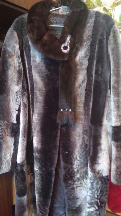 Новая мутоновая шуба.