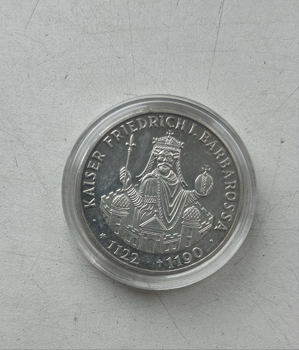 10 марок ФРГ, серебро