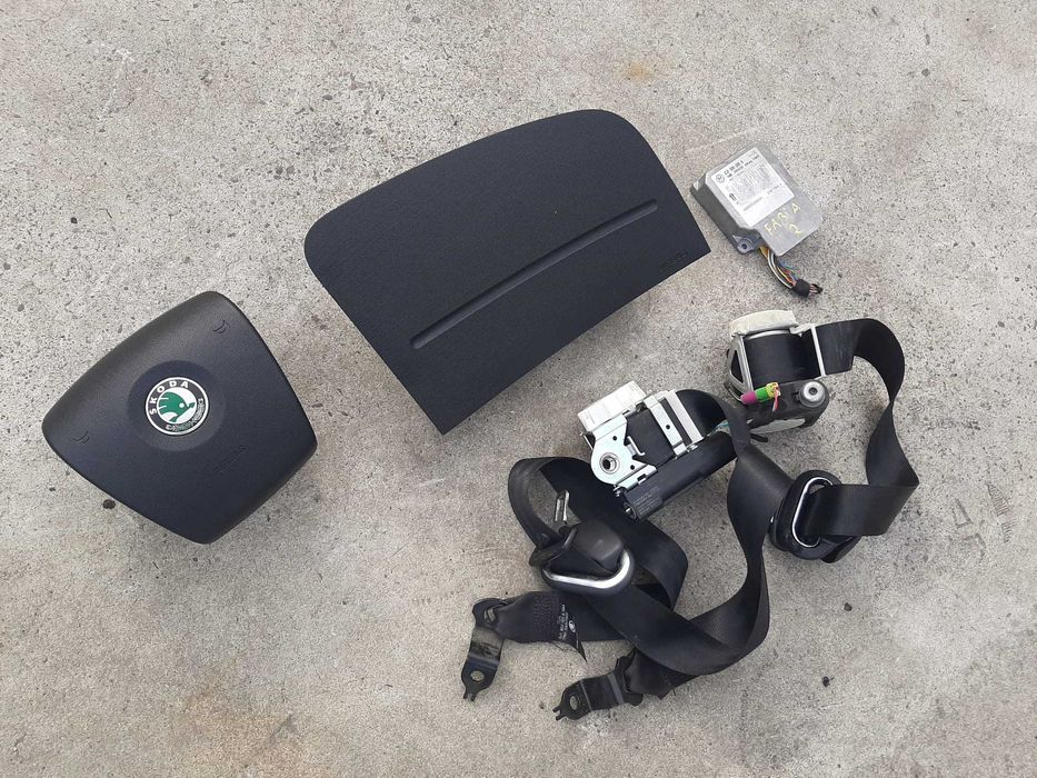 kit airbag skoda fabia 2  5j1880204 5j0880201b  1c0909605k