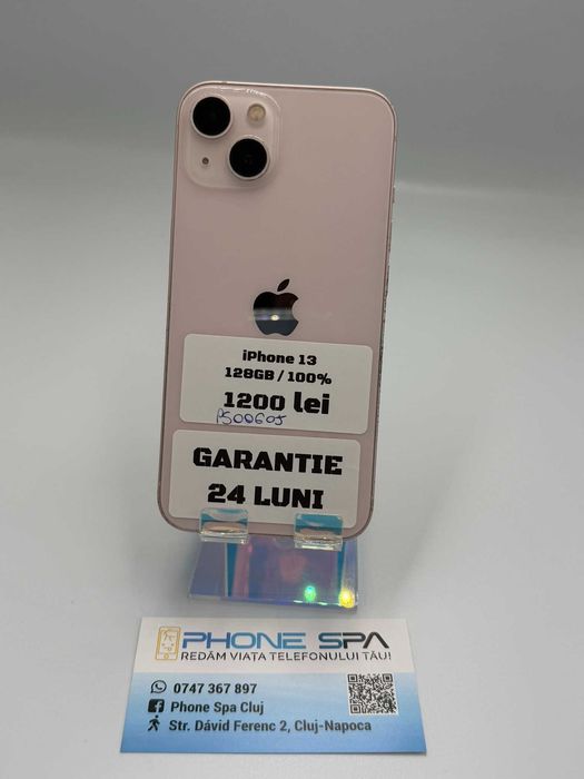 iPhone 13 128Gb 100%- Din magazin,cu garantie! RATE TBI !