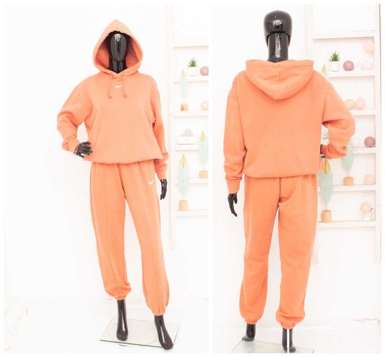 Nike Essential Clctn Fleece оригинален дамски спортен екип суичър + панталон XS