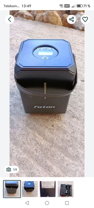 Compresor auto moto bicicleta 2in1 12v și pe acumulator